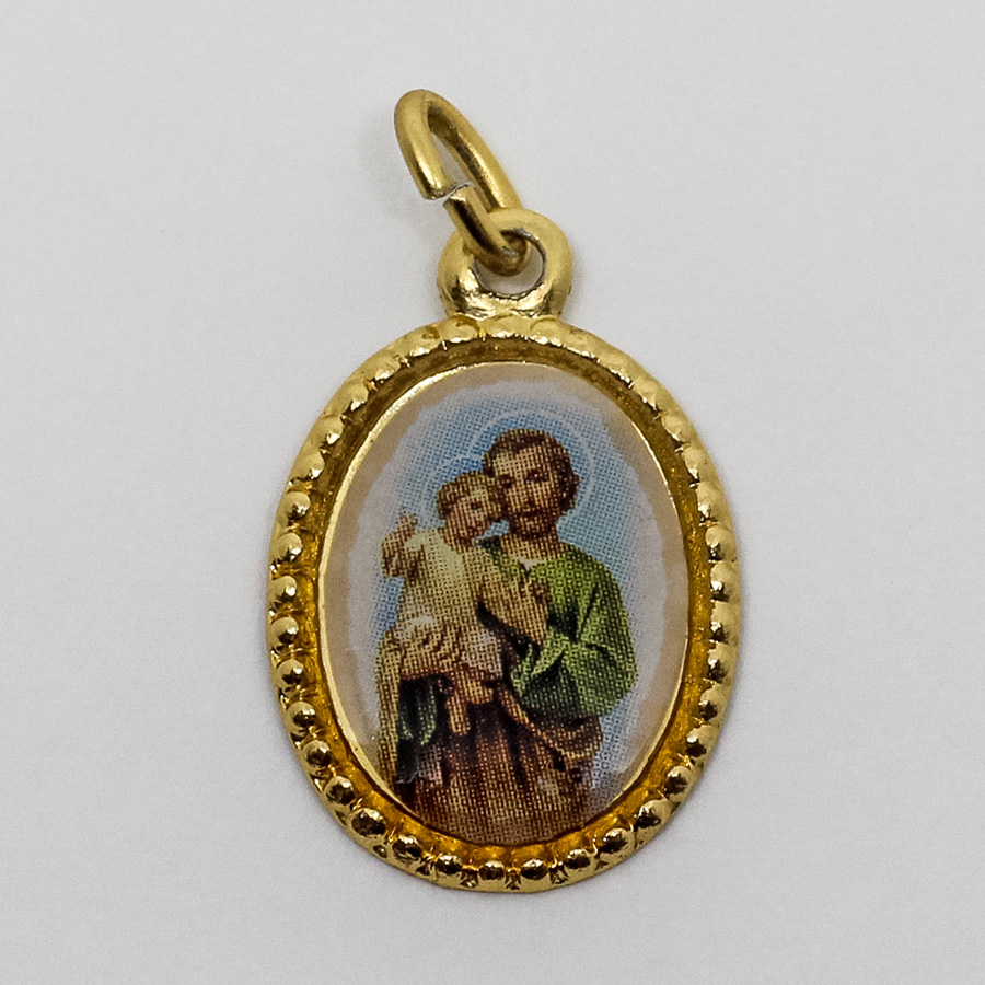 Medalha foto de São José (pacote com 100 medalhas)