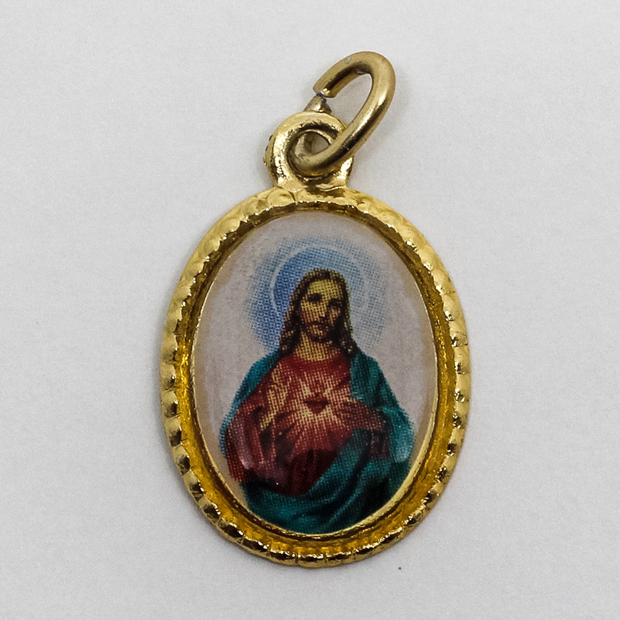 Medalha foto do Sagrado Coração de Jesus (pacote com 100 medalhas)